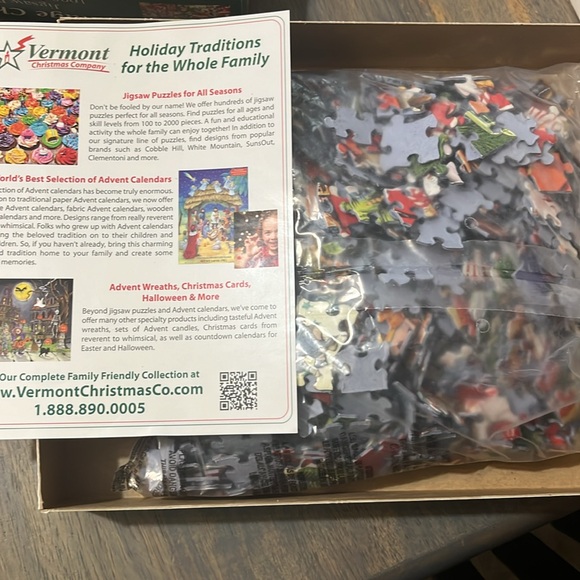 VINTAGE CHRISTMAS PUZZLE TOYS GAMES - Picture 4 of 9